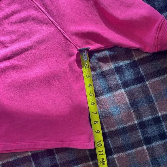 Ética Organic Cotton Cropped Sweatshirt Pink Sustainable Ethical Fashion S - Picture 7 of 8